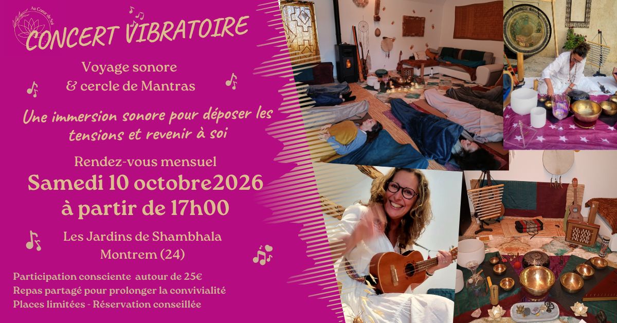 concert vibratoire : voyage sonore et chants de mantras